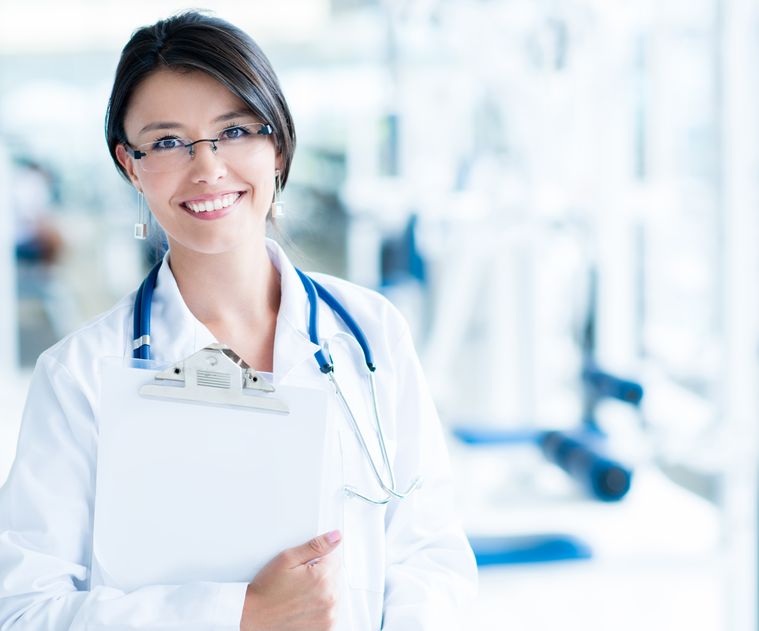 photograph of healthcare worker